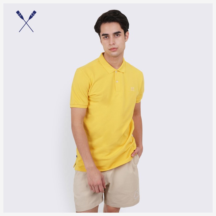 Mens dress shirt yellow