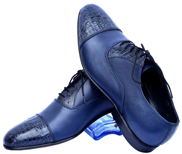 Mens dress shoes blue