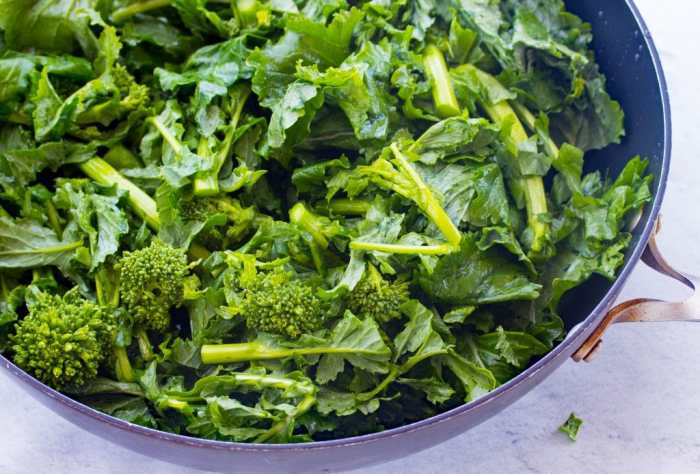 How to cook rapini indian style