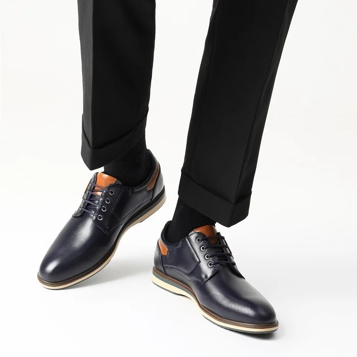 Mens dress shoes blue