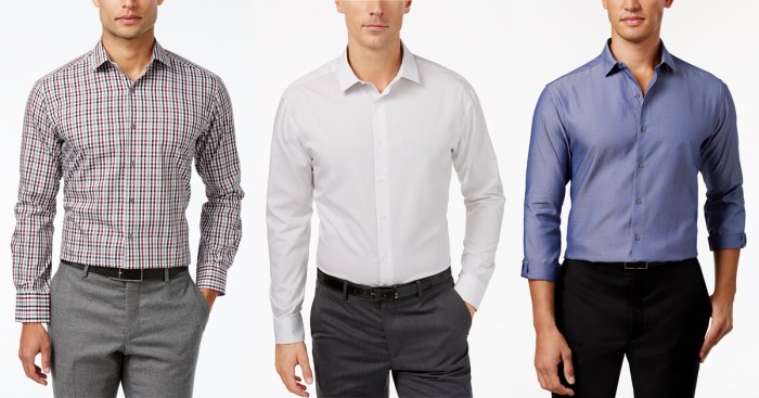 Macy's men's long sleeve dress shirts