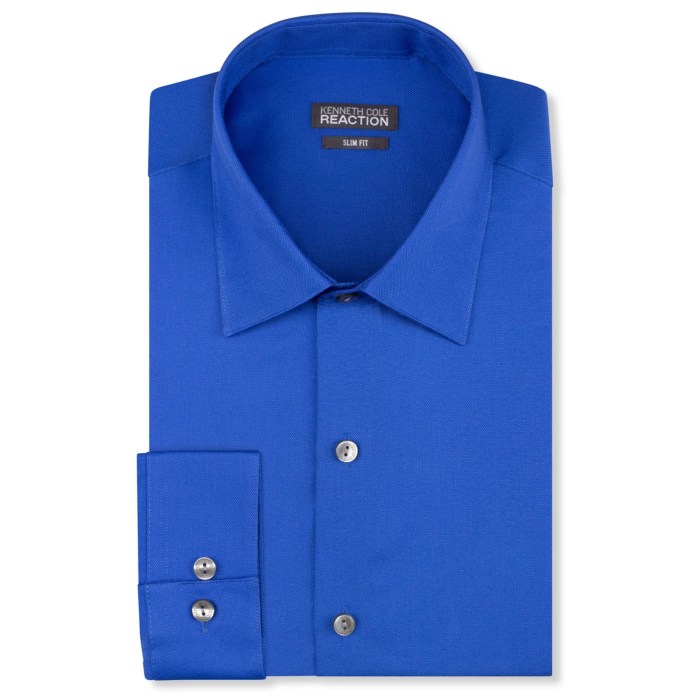 Royal blue mens dress shirts