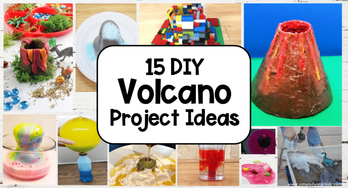 How to make a volcano decoration fireplace